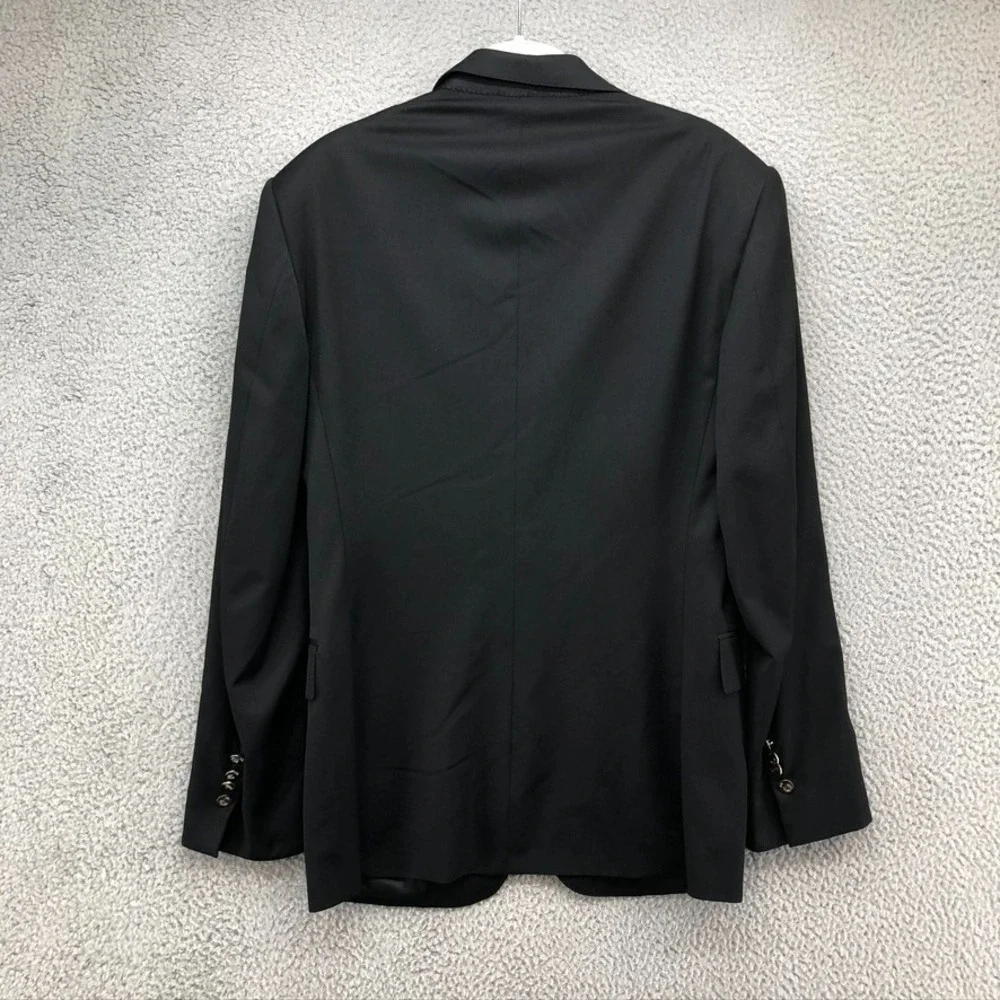 Ralph Lauren Wool‎ Blazer Jacket Mens 38 Black Classic Party Wedding Business